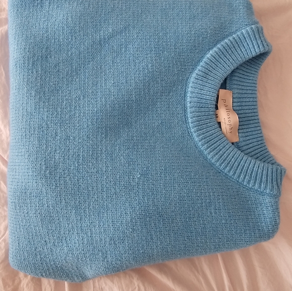 Philosophy Blue Sweater - Picture 5 of 6